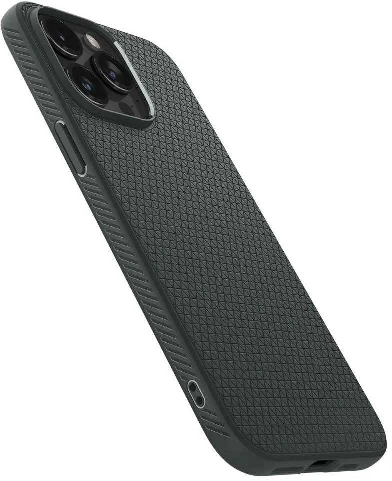 Spigen dėklas LIQUID AIR skirtas Apple iPhone 15 Pro Max abyss žalias