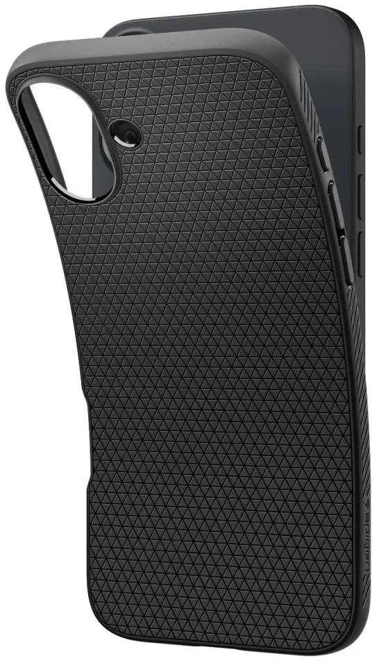 Spigen dėklas LIQUID AIR skirtas Apple iPhone 16 Plus matte juodos spalvos