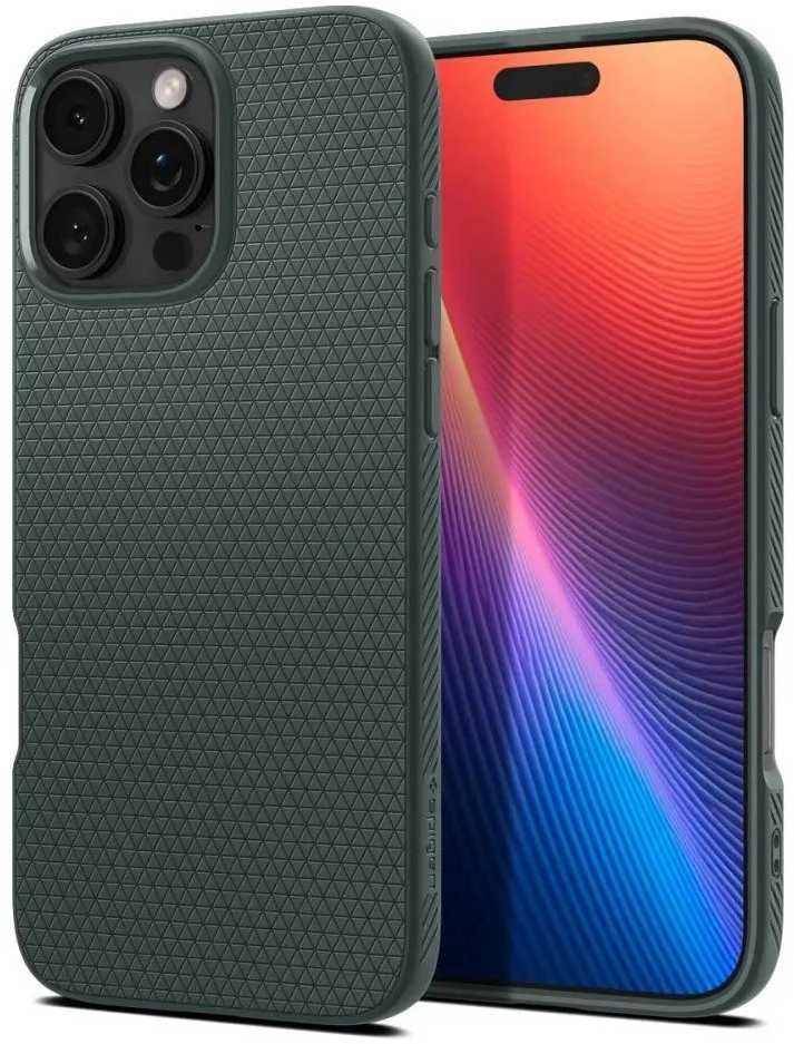 Spigen Liquid Air Apple iPhone 16 Pro – dėklas telefonui žalios spalvos