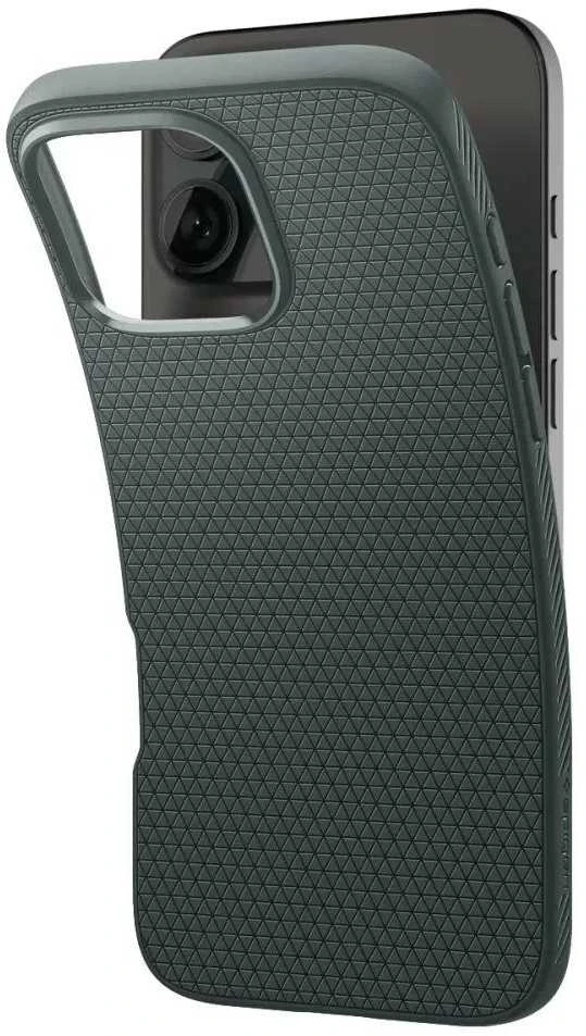 Spigen Liquid Air Apple iPhone 16 Pro – dėklas telefonui žalios spalvos