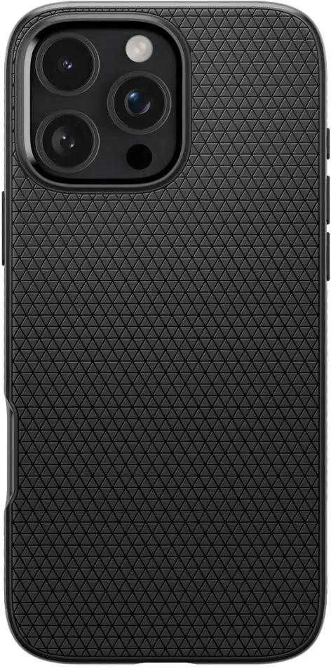 Spigen Liquid Air Apple iPhone 16 Pro Max – dėklas telefonui juodos spalvos