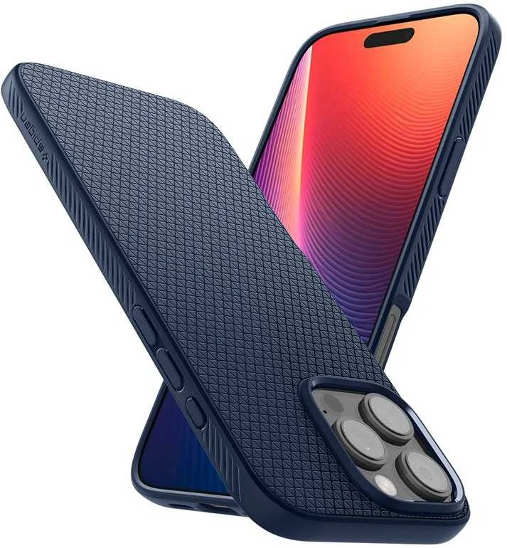 Spigen Liquid Air Apple iPhone 16 Pro Max – dėklas telefonui mėlynos spalvos