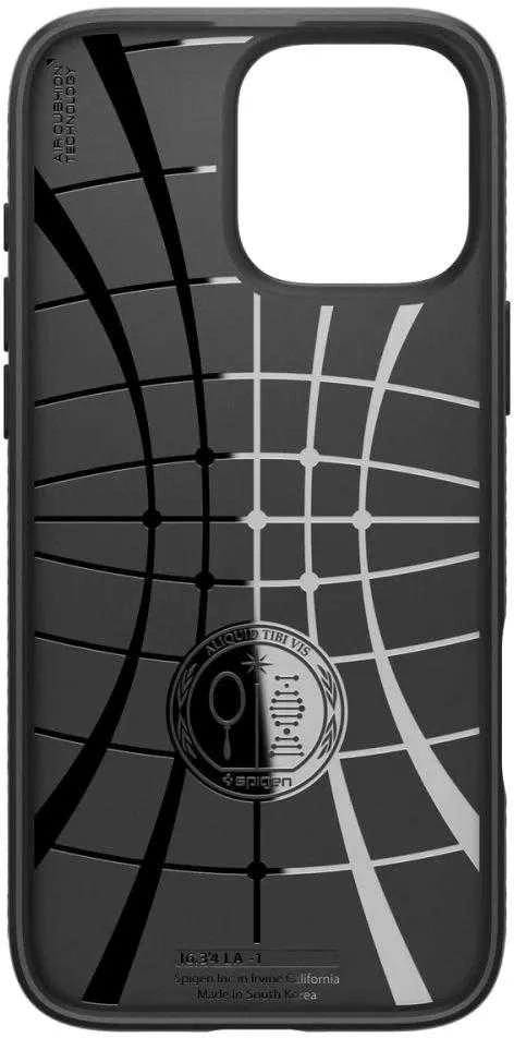Spigen Liquid Air Apple iPhone 16 Pro Max – dėklas telefonui juodos spalvos