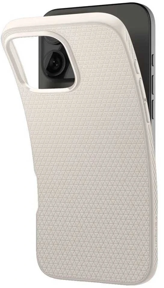 Spigen Liquid Air Apple iPhone 16 Pro Max – dėklas telefonui titano spalvos