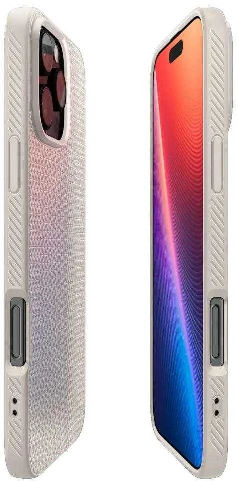 Spigen Liquid Air Apple iPhone 16 Pro Max – dėklas telefonui titano spalvos