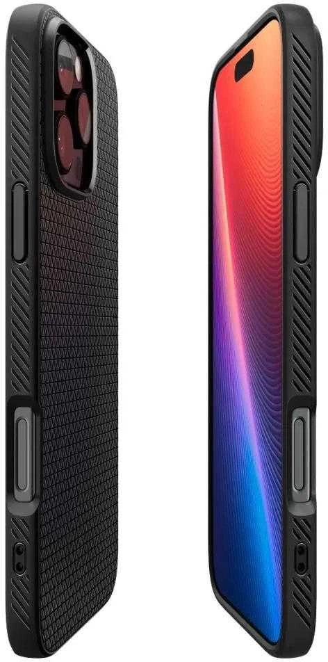 Spigen Liquid Air Apple iPhone 16 Pro Max – dėklas telefonui juodos spalvos