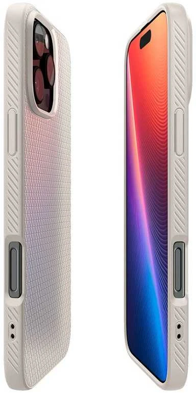 Spigen Liquid Air Apple iPhone 16 Pro Max – dėklas telefonui titano spalvos