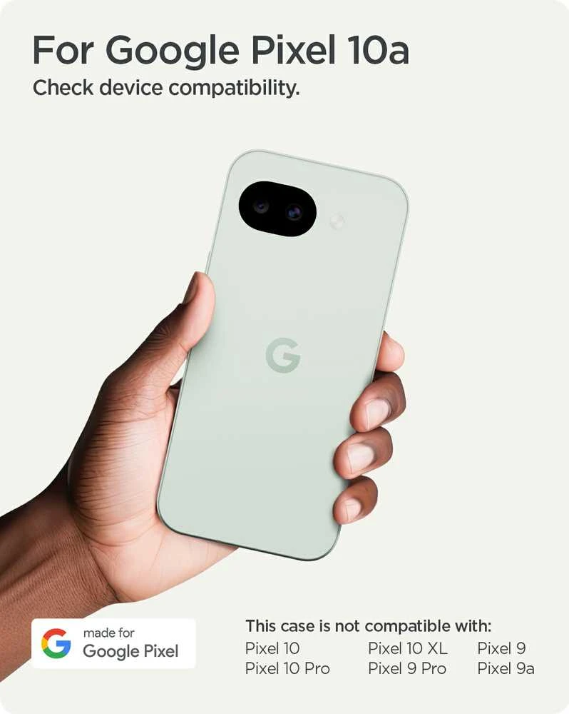 Spigen Liquid Air dėklas Google Pixel 10A Matte juodos spalvos