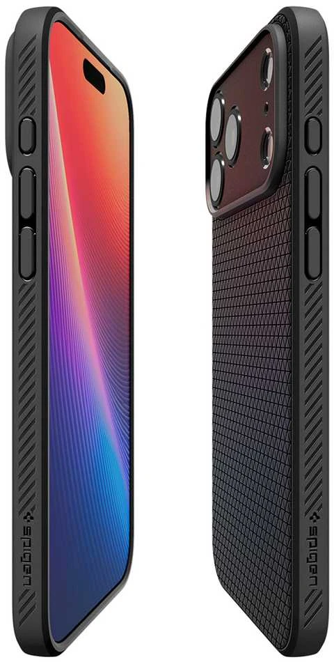 Dėklas Spigen Liquid Air Case for iPhone 17 Pro Max - Matte Juodas