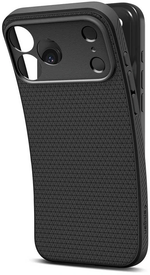 Dėklas Spigen Liquid Air Case for iPhone 17 Pro Max - Matte Juodas