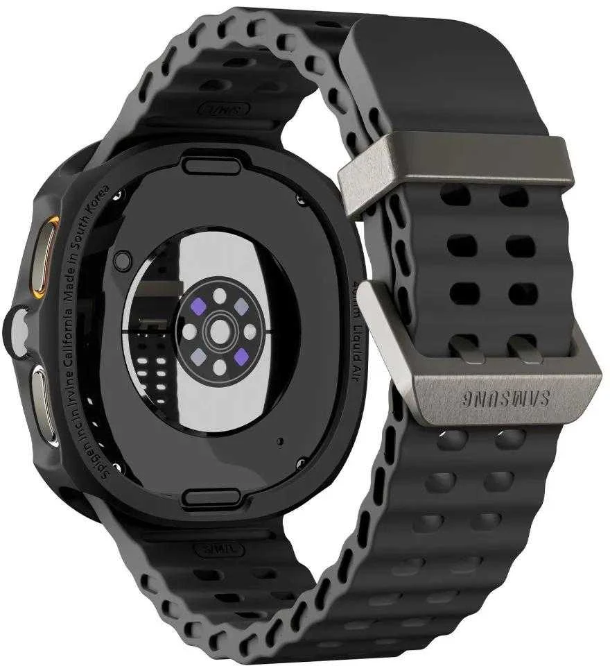 „Spigen Liquid Air“, matinis juodas - „Galaxy Watch 8“ (40 mm)