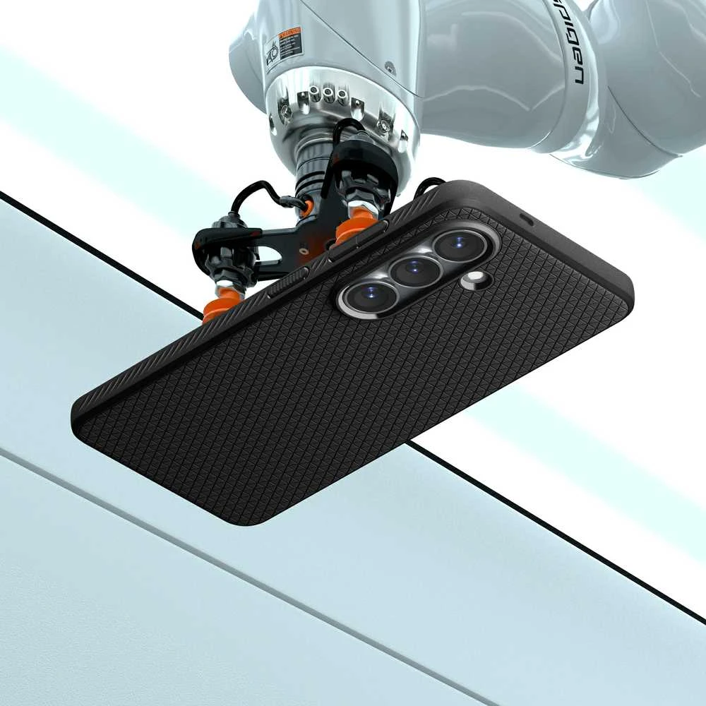 Spigen Liquid Air dėklas skirtas Samsung Galaxy S26 – juodos spalvos