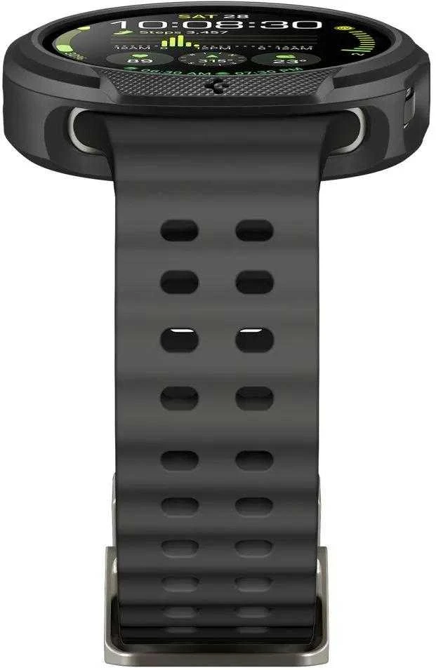 „Spigen Liquid Air“, matinis juodas - „Galaxy Watch 8“ (40 mm)