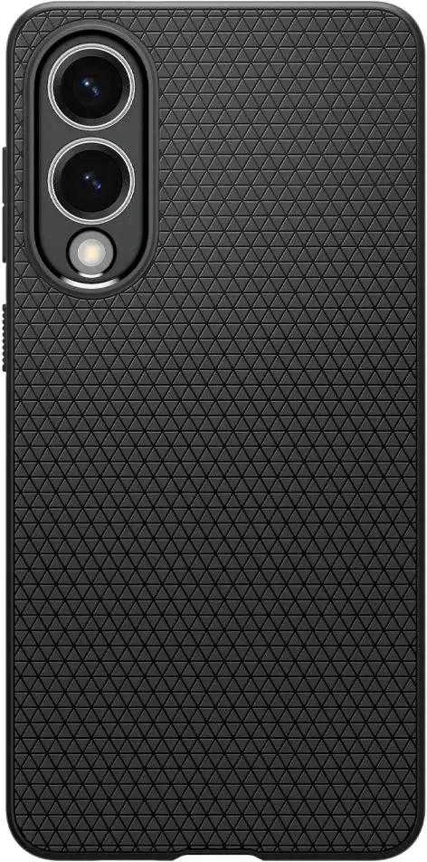 Spigen Liquid Air dėklas skirtas Samsung Galaxy S25 Edge – juodos spalvos