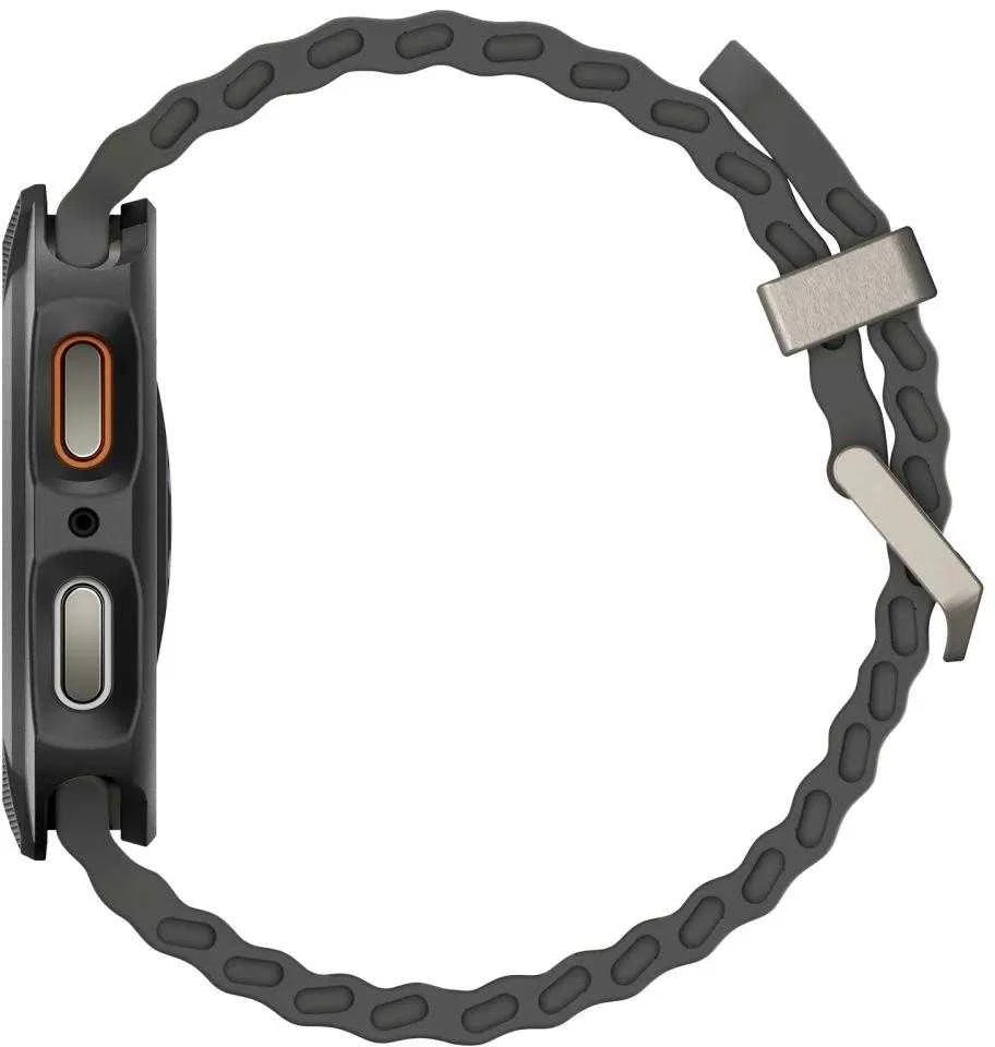 „Spigen Liquid Air“, matinis juodas - „Galaxy Watch 8“ (44 mm)