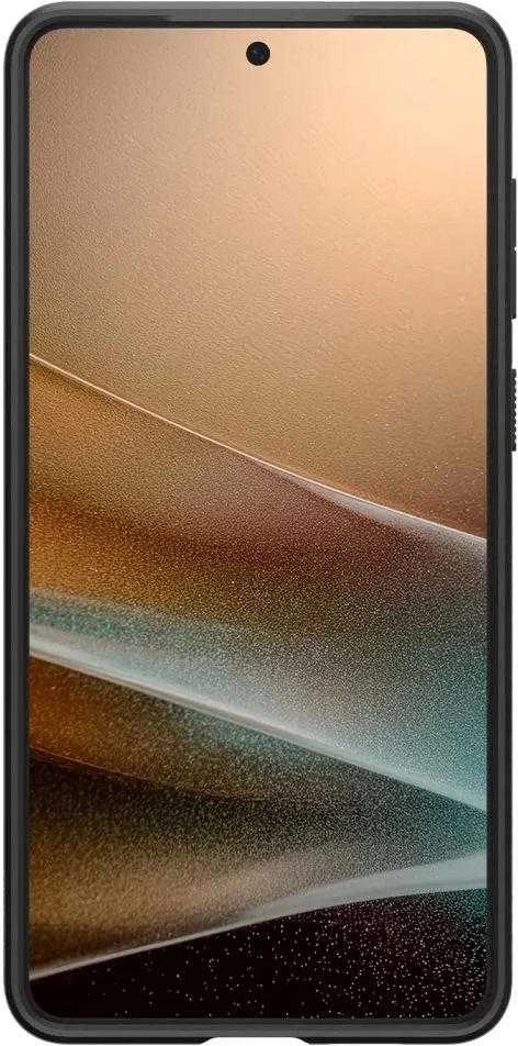 Spigen Liquid Air dėklas skirtas Samsung Galaxy S25 Edge – juodos spalvos