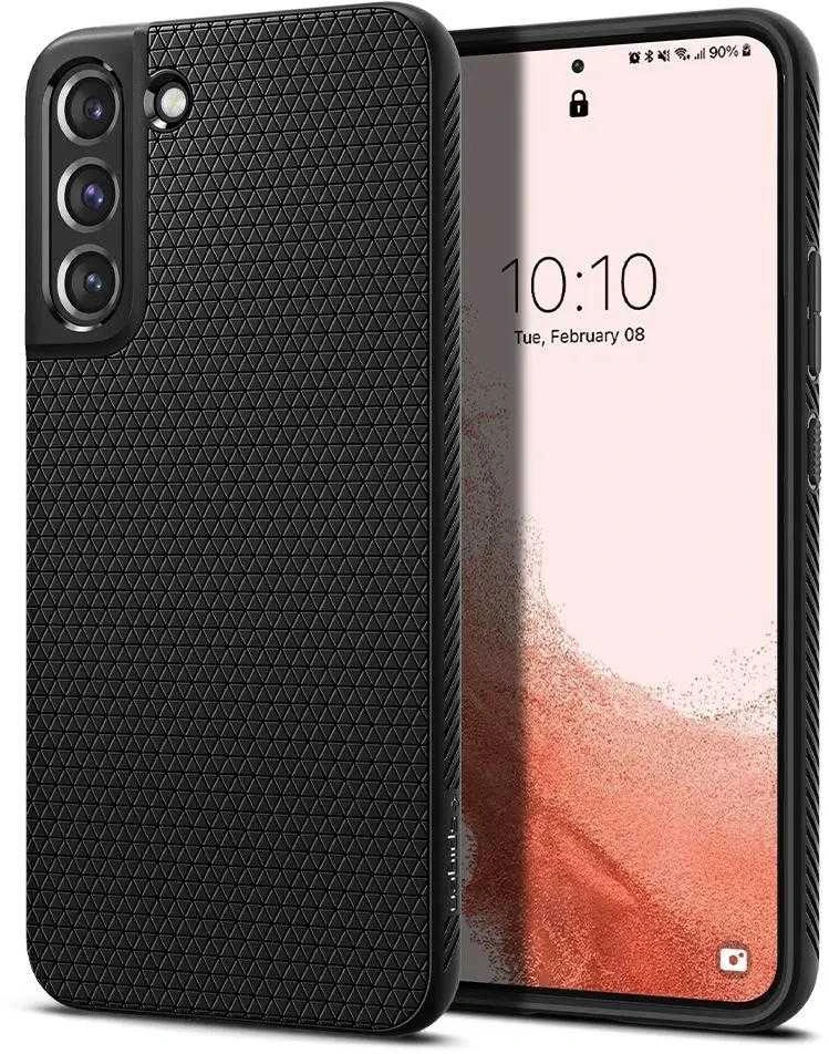 Spigen Liquid Air dėklas skirtas Samsung Galaxy S22, spalva - Matte Black