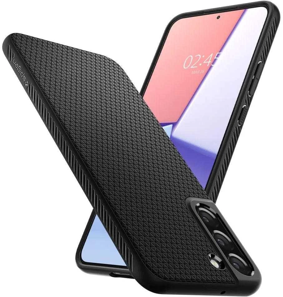 Spigen Liquid Air dėklas skirtas Samsung Galaxy S22, spalva - Matte Black