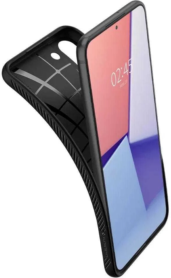 Spigen Liquid Air dėklas skirtas Samsung Galaxy S22, spalva - Matte Black