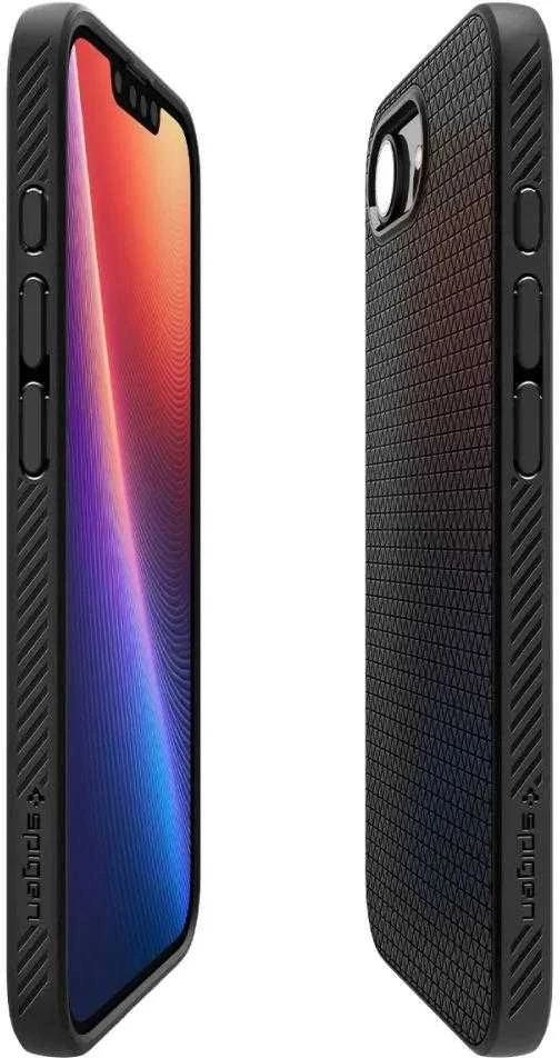 „Spigen Liquid Air MagSafe“ dėklas, skirtas iPhone 16e / 17e – matinis juodas