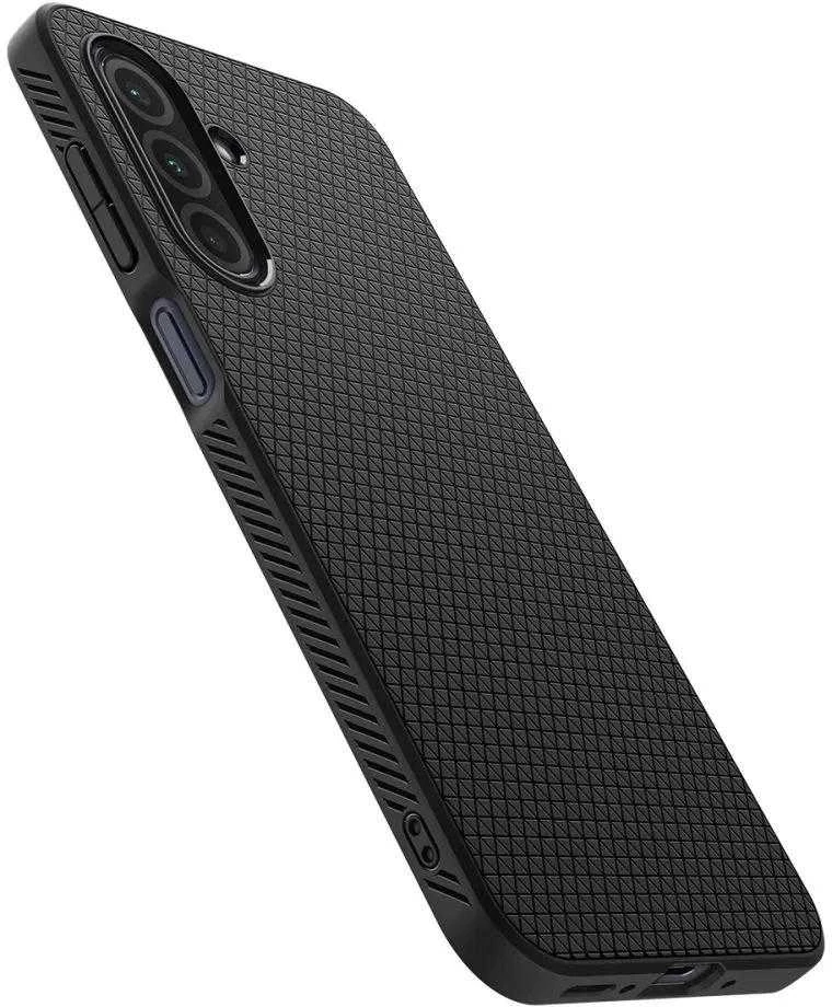 Spigen Liquid Air Samsung Galaxy A26 5G – Matte dėklas telefonui juodos spalvos