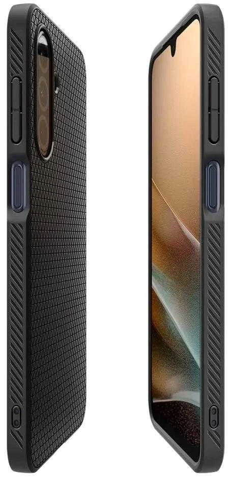 Spigen Liquid Air Samsung Galaxy A26 5G – Matte dėklas telefonui juodos spalvos