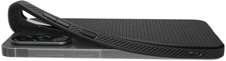 Dėklas Spigen Liquid Air Galaxy A56 5G matte juodas