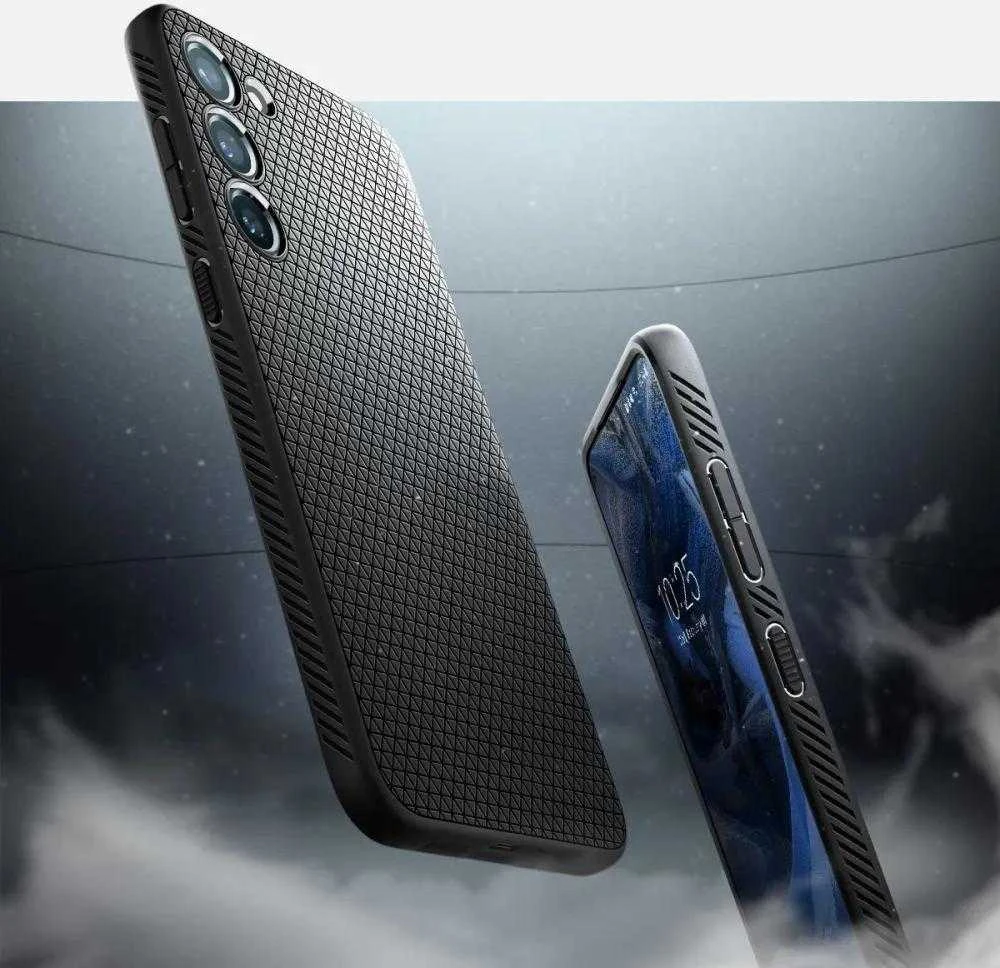Spigen Liquid Air dėklas skirtas Samsung Galaxy S23, spalva - Matte Black