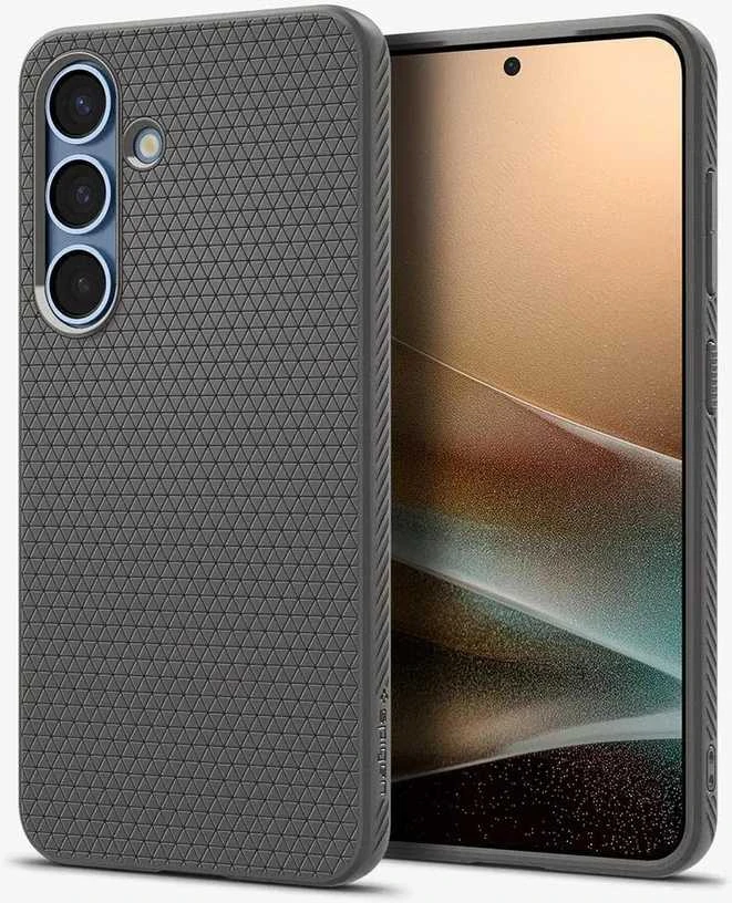 Spigen Liquid Air Samsung Galaxy S25 Ultra – dėklas telefonui juodos spalvos