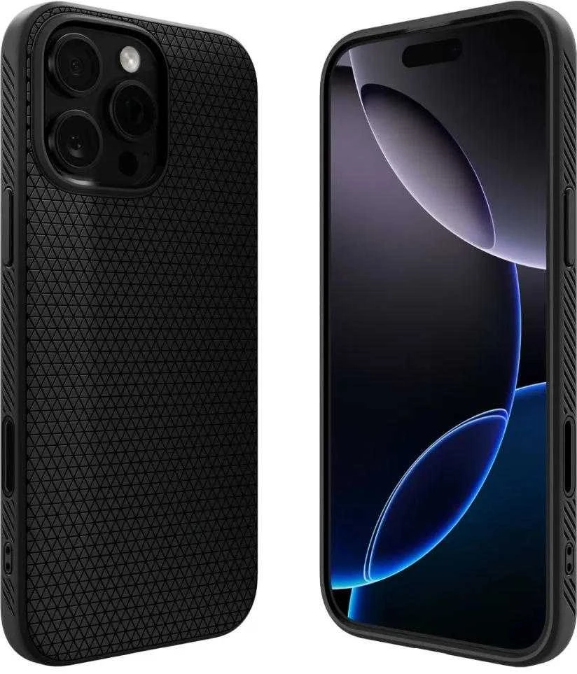 „Spigen Liquid Air „T“ MagSafe“ dėklas, skirtas „iPhone 16 Pro Max“ – matinis juodas
