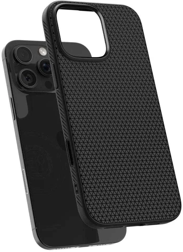 „Spigen Liquid Air „T“ MagSafe“ dėklas, skirtas „iPhone 16 Pro Max“ – matinis juodas
