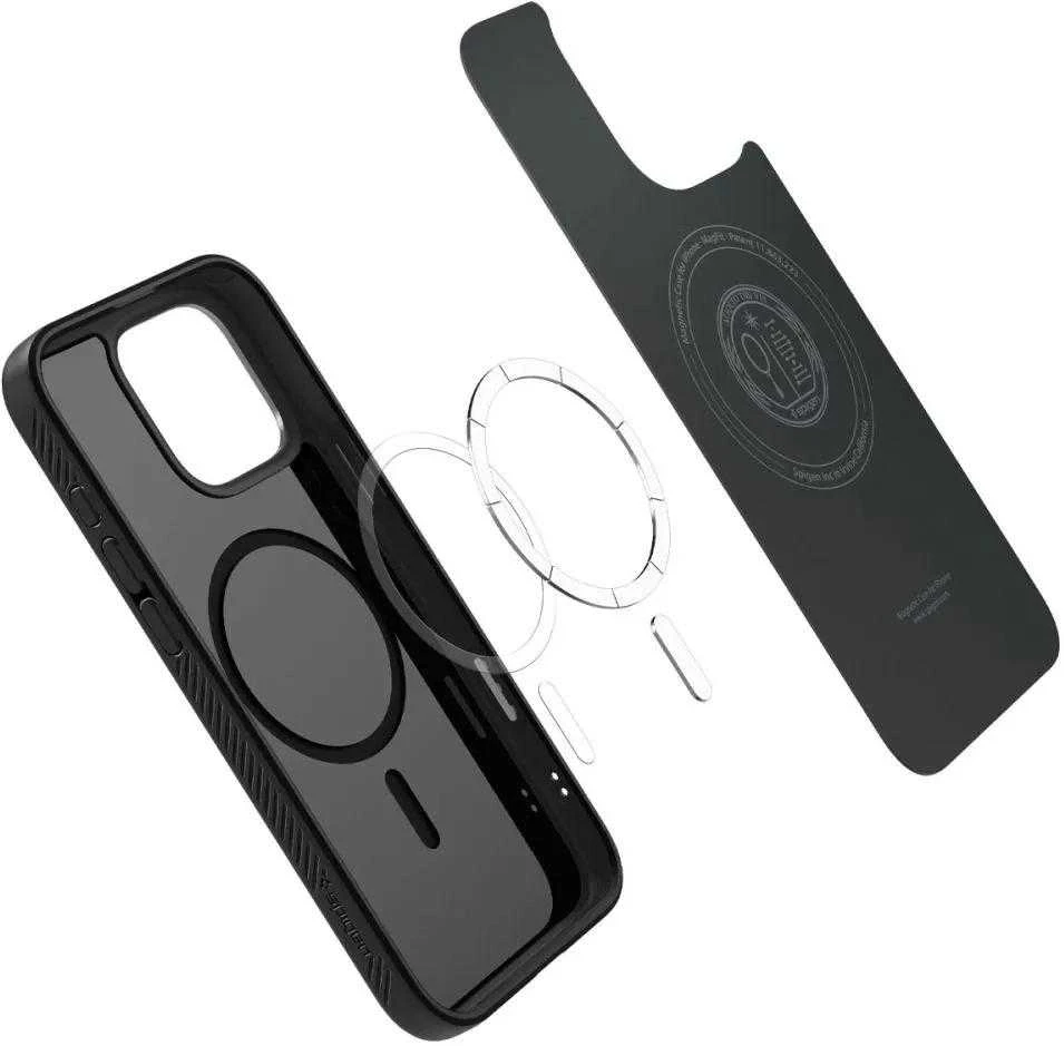 „Spigen Liquid Air „T“ MagSafe“ dėklas, skirtas „iPhone 16 Pro Max“ – matinis juodas