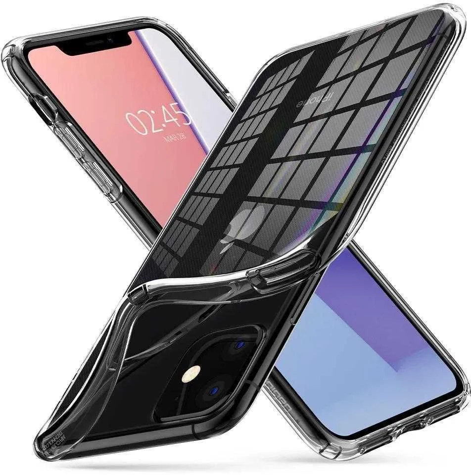 Dėklas Spigen Liquid Crystal, skaidrus – iPhone 11