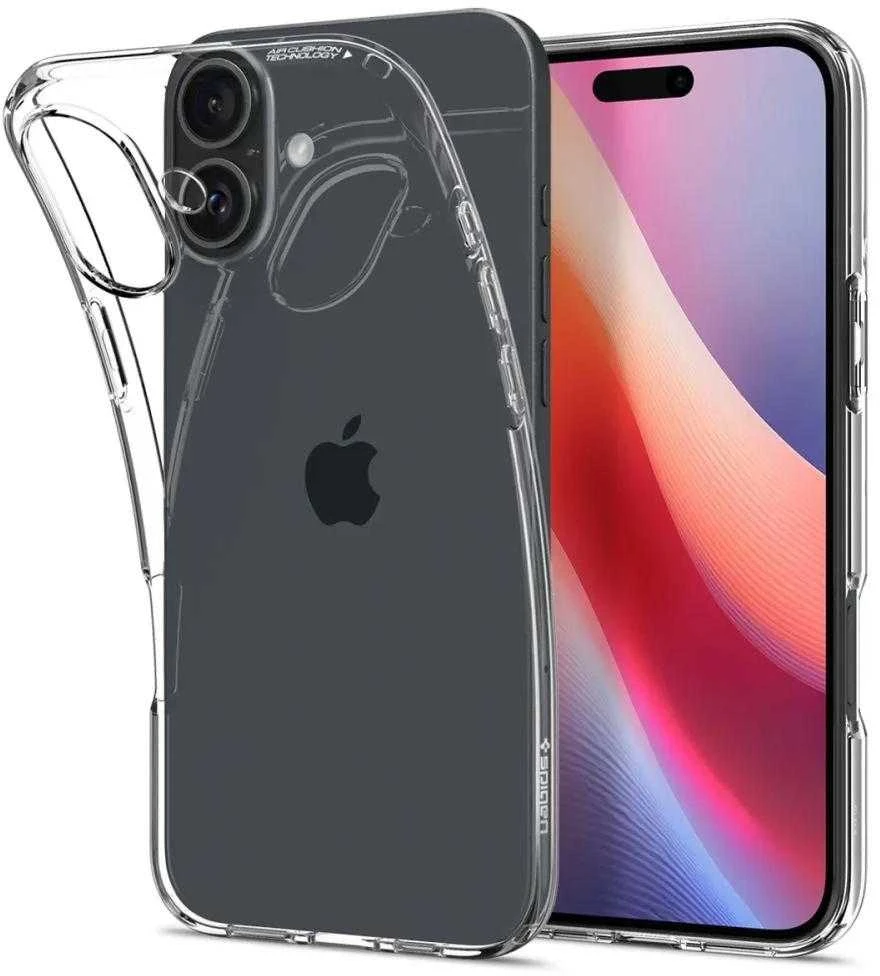 Spigen Liquid Crystal Apple iPhone 16 – dėklas telefonui skaidrus
