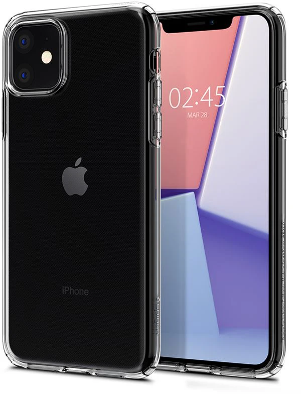 Dėklas Spigen Liquid Crystal, skaidrus – Apple iPhone 11