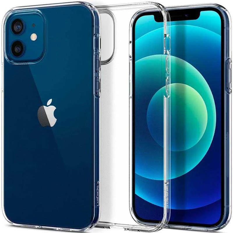 „SPIGEN“ skystųjų kristalų iPhone 12/12 PRO skaidrus dėklas