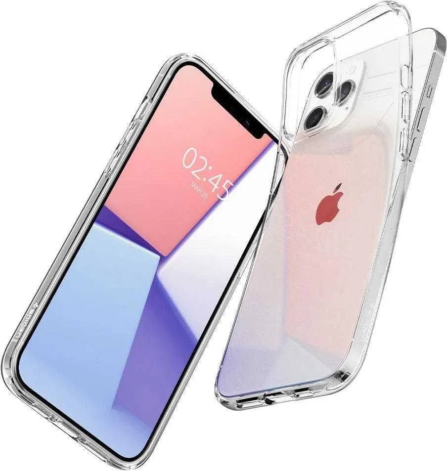 „SPIGEN“ skystųjų kristalų iPhone 12/12 PRO skaidrus dėklas