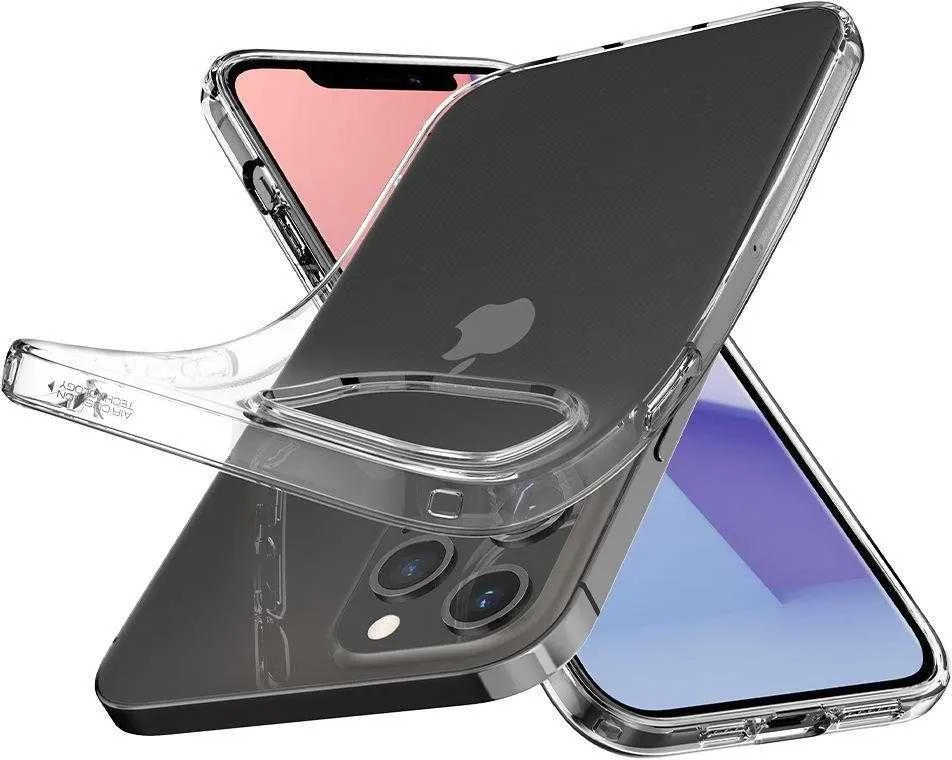 „SPIGEN“ skystųjų kristalų iPhone 12/12 PRO skaidrus dėklas