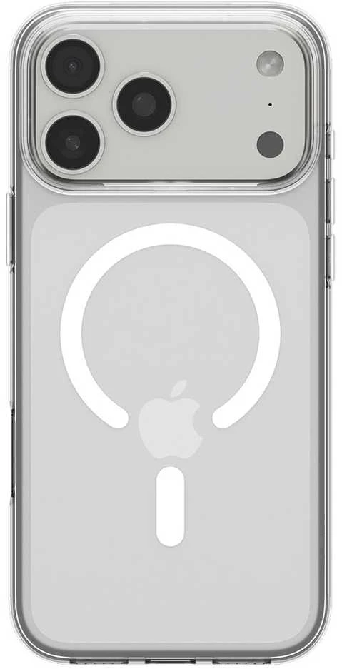 Dėklas „Spigen Liquid Crystal MagSafe“, skaidrus baltas - iPhone 17 Pro Max