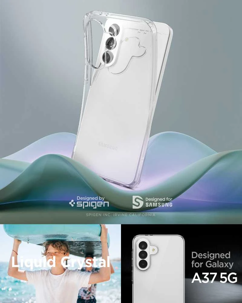 Spigen LIQUID CRYSTAL Samsung Galaxy A37 5G SKAIDRUS dėklas