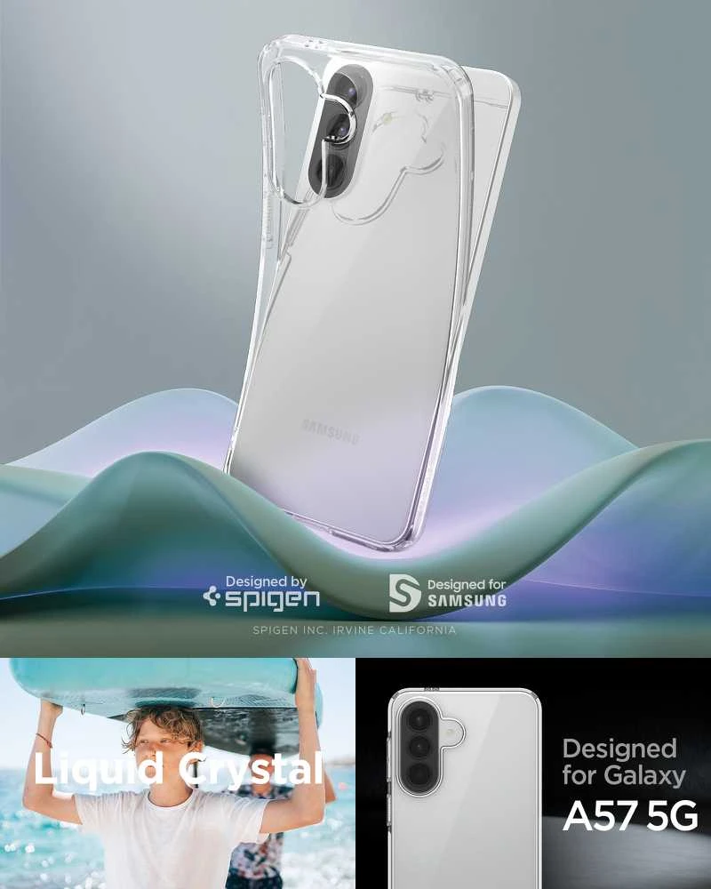 Spigen LIQUID CRYSTAL Samsung Galaxy A57 5G SKAIDRUS dėklas