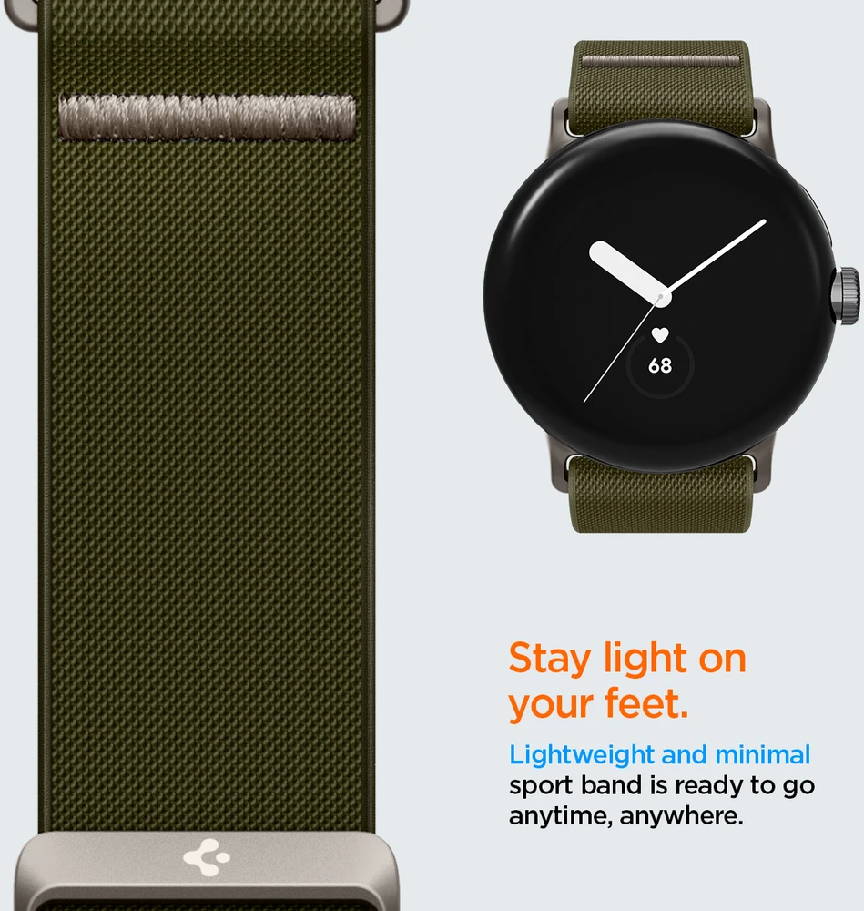 Spigen Lite Fit, khaki – Google Pixel Watch 5/4/3 41mm/2/1