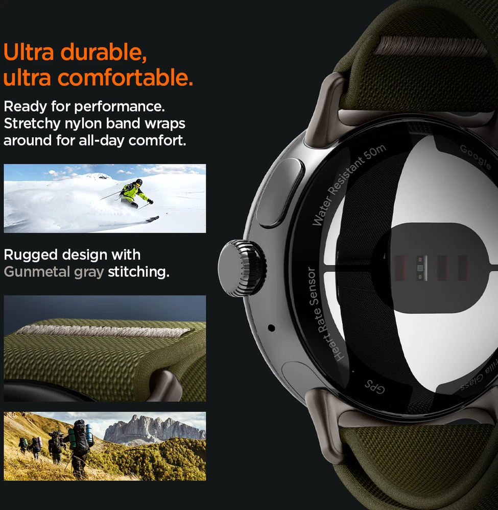Spigen Lite Fit, khaki – Google Pixel Watch 5/4/3 41mm/2/1