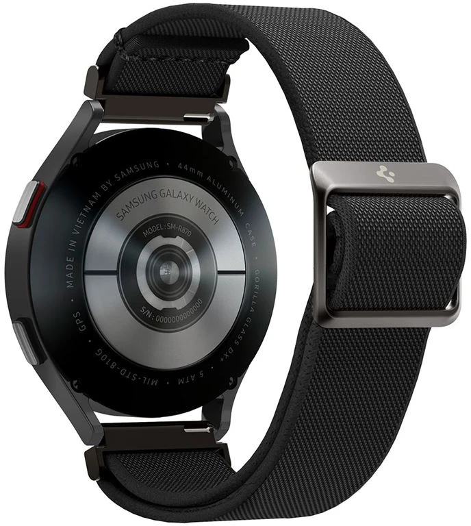 Išmaniojo laikrodžio Samsung Galaxy dirželis, Juodos spalvos, 40/42/44/46mm
