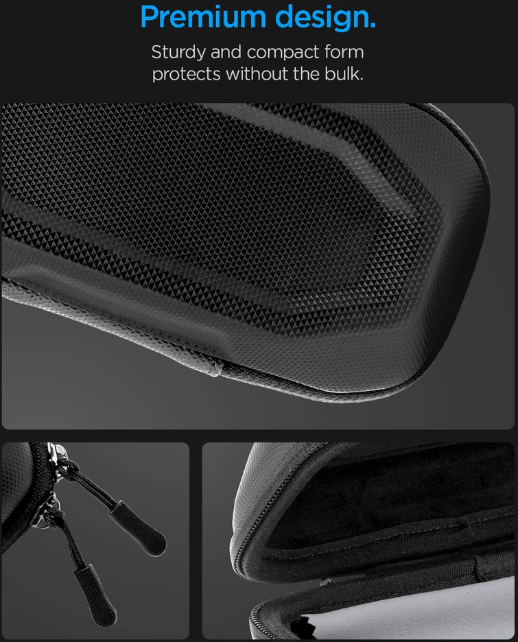Spigen Lock Fit Sunglasses Case, juodas