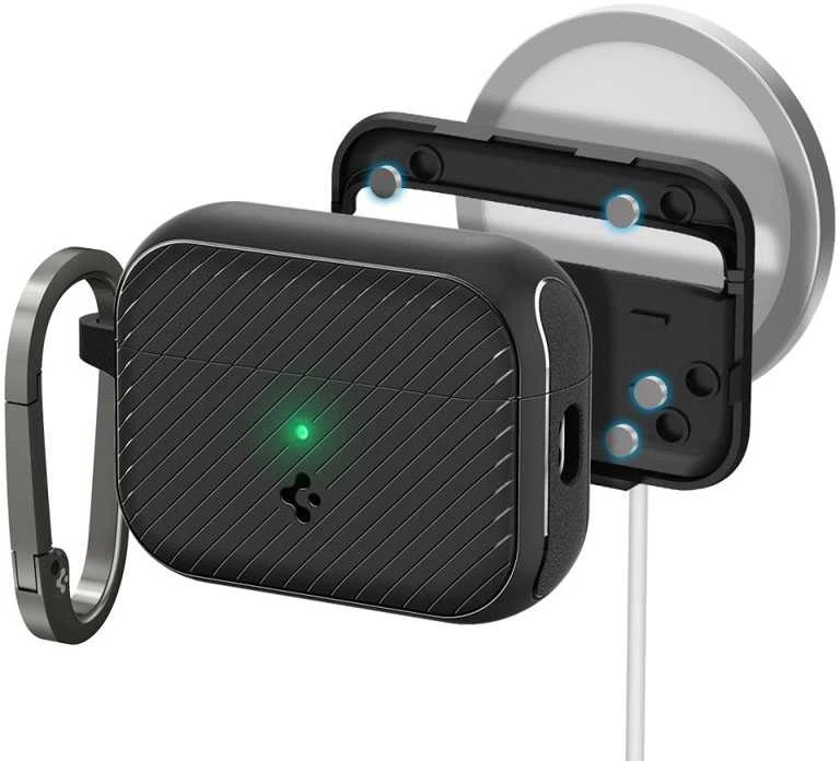 Spigen Mag Armor MagSafe, juodas - AirPods Pro 2