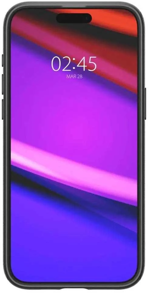 Spigen Mag Armor (MagFit) dėklas skirtas Apple iPhone 15 Pro Max, spalva - Matte Black