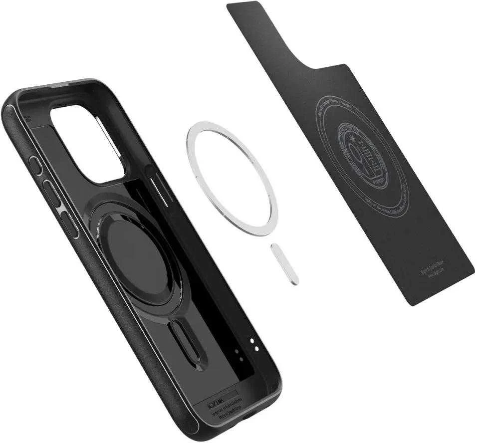 Spigen Mag Armor (MagFit) dėklas skirtas Apple iPhone 15 Pro Max, spalva - Matte Black
