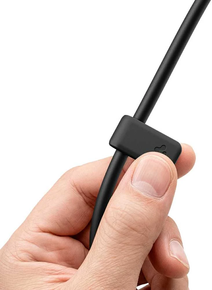 Spigen Magnetinis kabelių laikiklis, juodas
