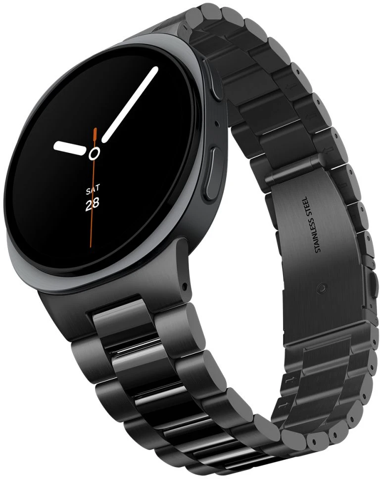 SPIGEN MODERN FIT 316L DIRŽELIS SAMSUNG GALAXY WATCH 8 / 9 / CLASSIC (40 / 44 / 46 MM) Juodas